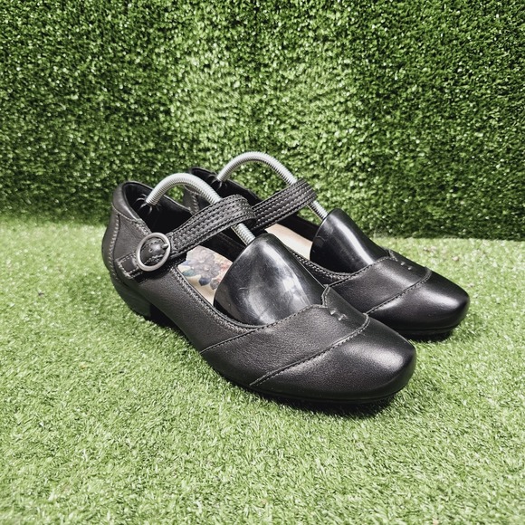 Taos Footwear Shoes - Taos Shoes‎  Virtue Black Leather Mary Jane Low Heel Comfort Pumps Womens 7.5